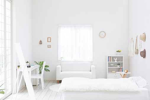 White bedroom