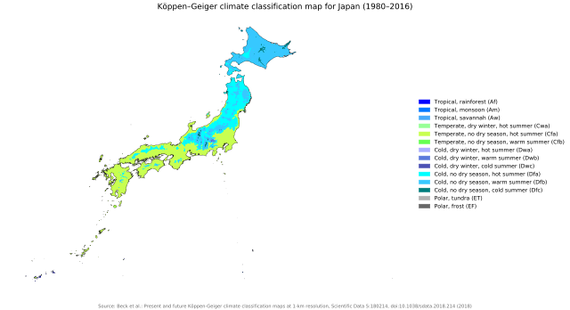 日本の気候区分 日本の気候区分