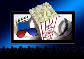 映画館とポップコーン