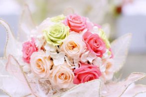 プリザーブドフラワーの花束