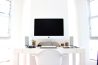 職場のデスクとiMac