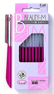 顔用カミソリ「ビューティM」