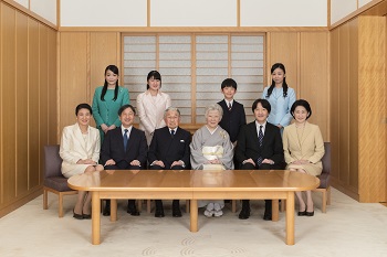 2019年正月の天皇家